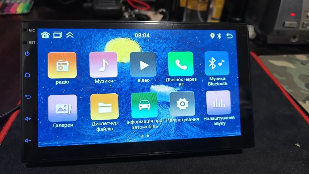 Продам автомагнітолу 7", 2din, IPS, 2/32 гб, Android 15, Carplay