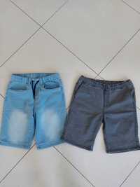 Reserved Sinsay szorty spodenki chłopięce jeans 164 komplet + GRATIS