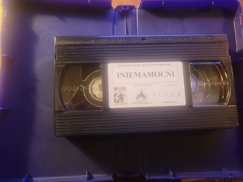 VHS Iniemamocni 2003 Pixar /Disney Dubbing PL