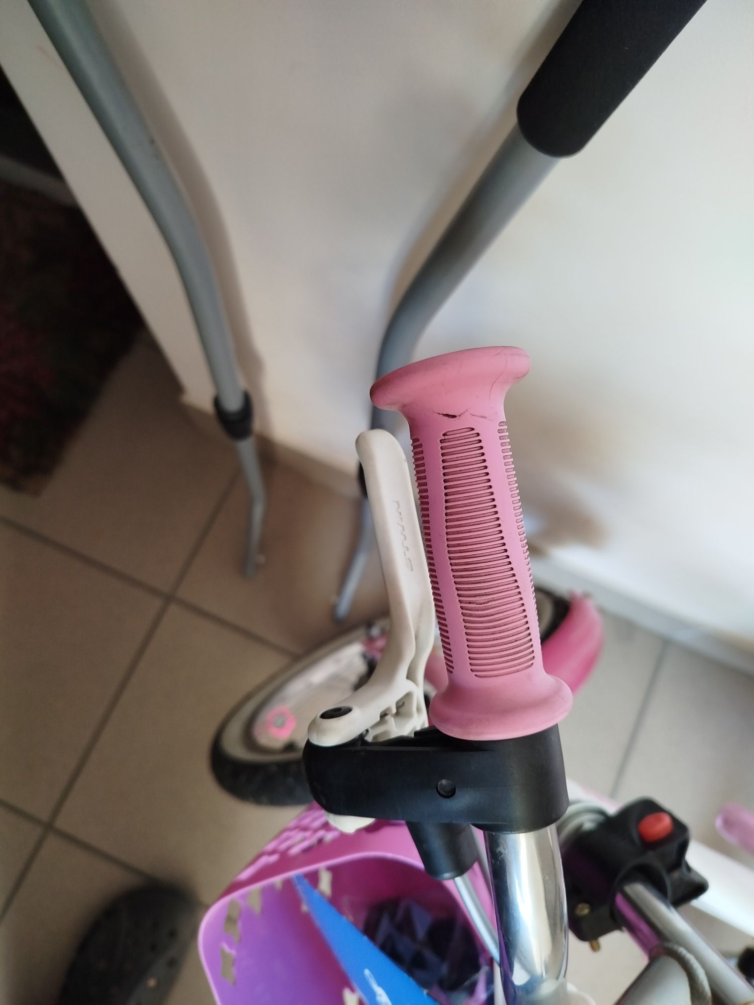 Rowerek dziecięcy B'twin Docto girl 500 plus pałąk, 16 cali