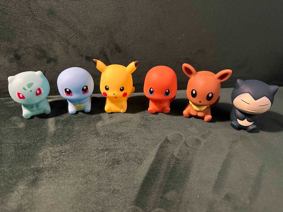 6 x Figurka anime Pokemon Pikachu Squirtle Charmander