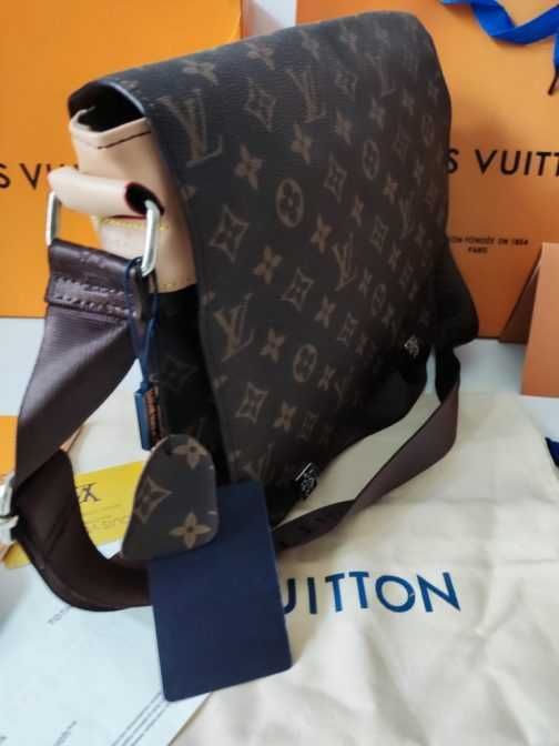 LOUIS VUITTON męska torba Listonoszka, skóra 410887