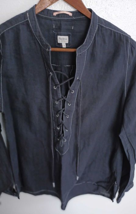 Camiseiro azul da marca Pepe Jeans