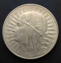 Moneta 10 złotych 1933 Głowa kobiety z.z.m.