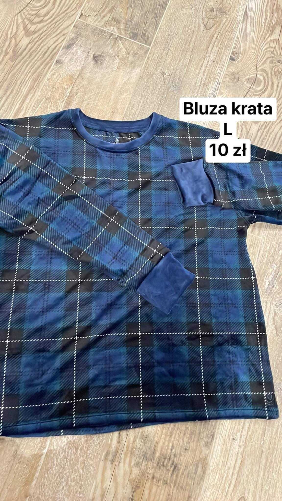 Bluza piżamowa w kratę