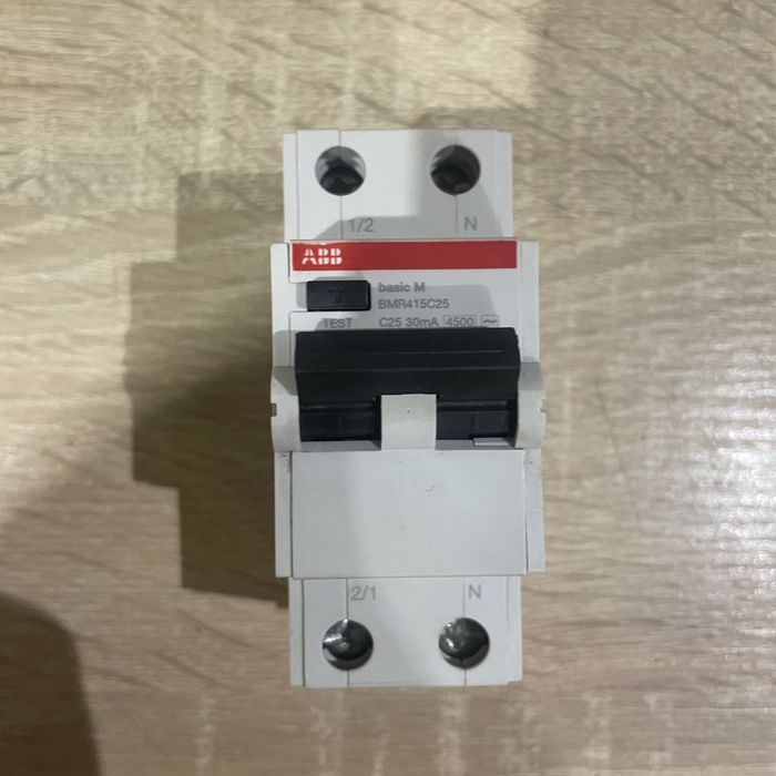 Дифавтомат ABB Автомат. вимикач диф. струму