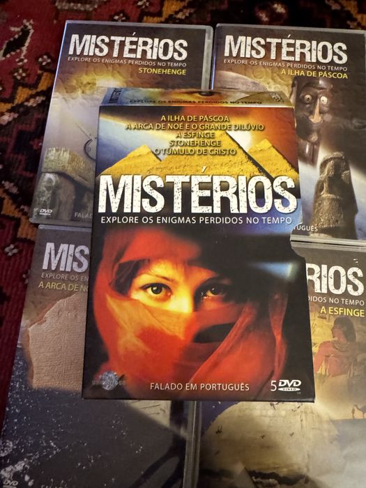 Set 5 DVDs “Mistérios explore os enigmas perdidos no tempo”