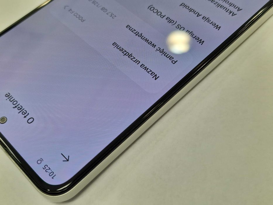 POCO F4 5G Dual SIM/ 8GB/ 128GB/ Silver/ Grade A- + ładowarka