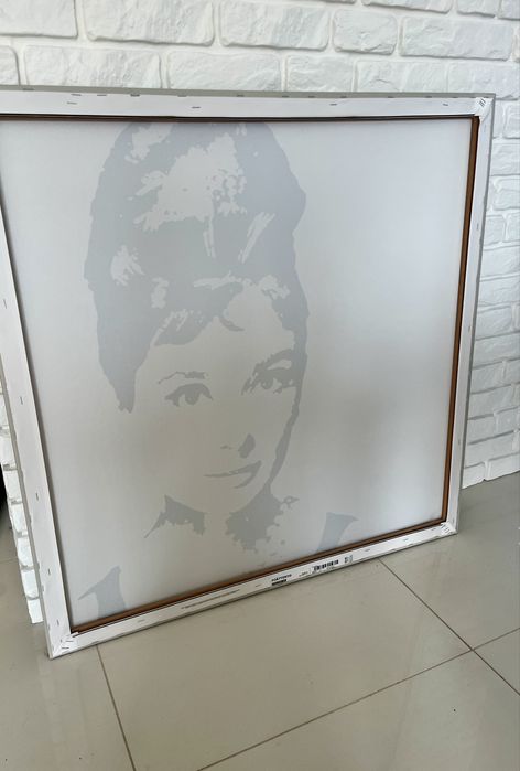 Obraz audrey hepburn 90x90 ikea