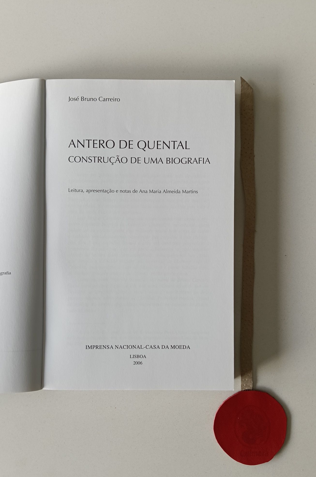 Antero de Quental, Construção de uma biografia