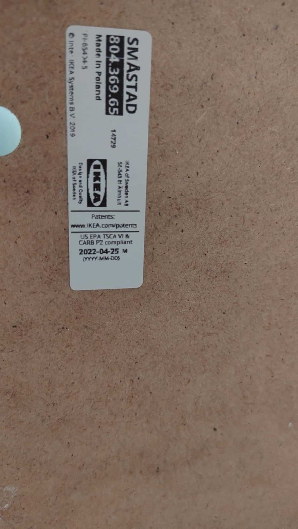 Szafka z wysuwanym systemem IKEA SMASTAD pokój dziecięcy + akcesoria