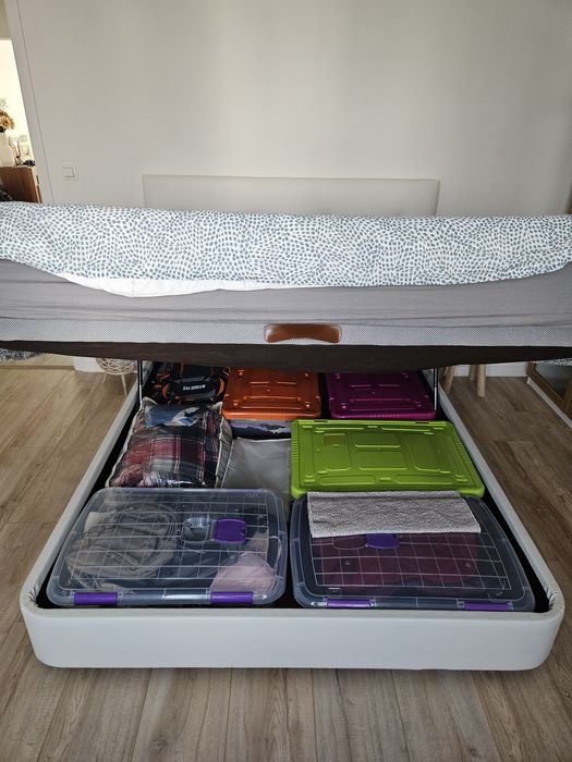 Sommier casal + cabeceira + colchão!