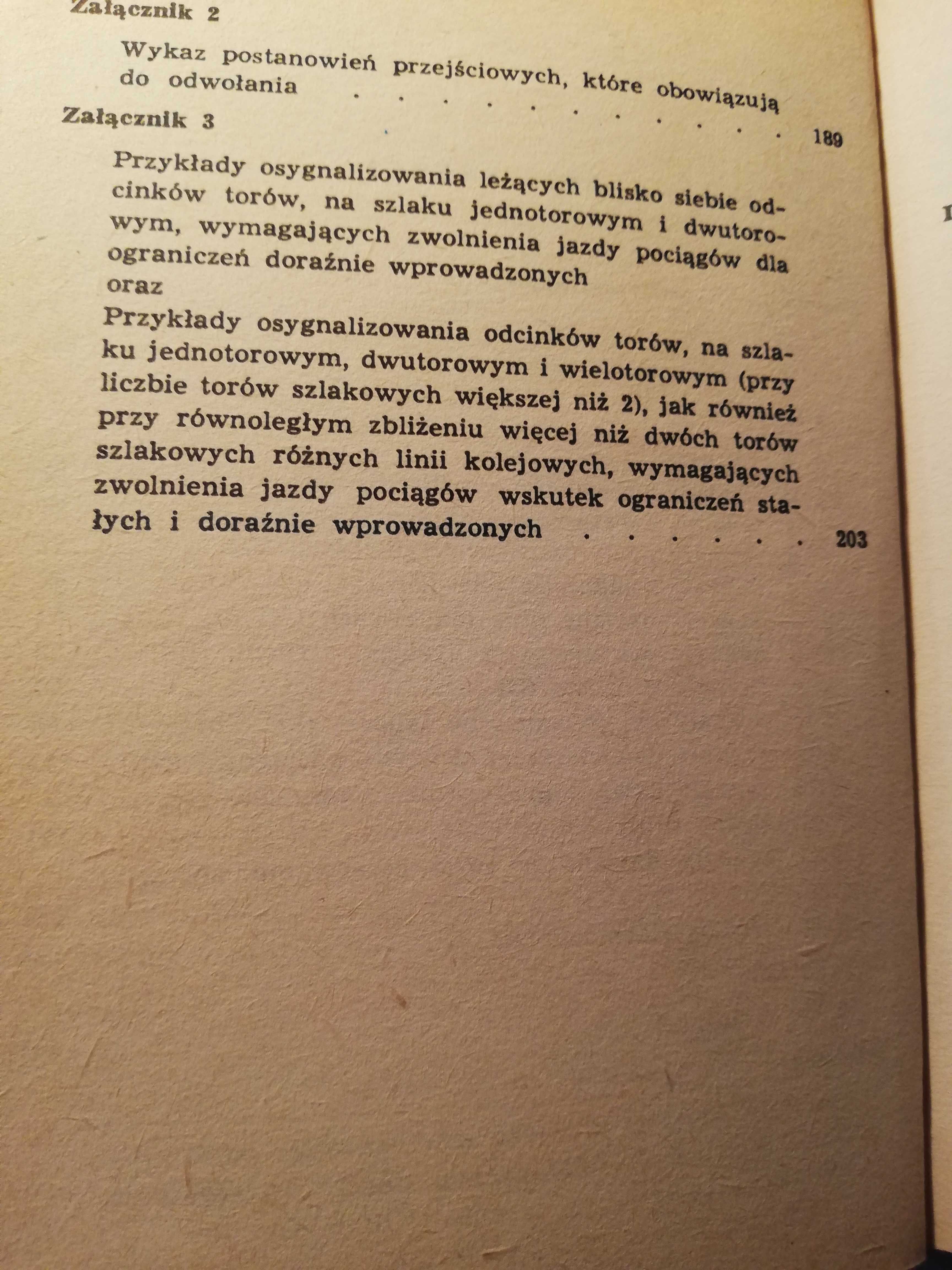PKP Przepisy Sygnalizacji E1 z 1975r