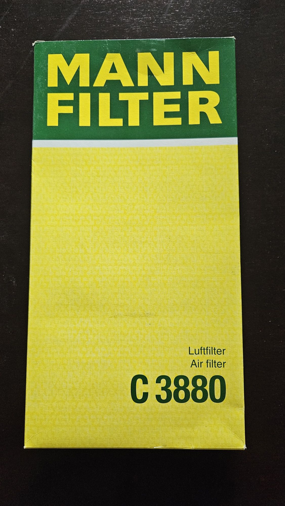 Filtr powietrza MANN C 3880