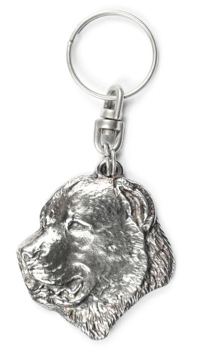 Owczarek środkowoazjatycki brelok do kluczy posrebrzany Art-Dog
