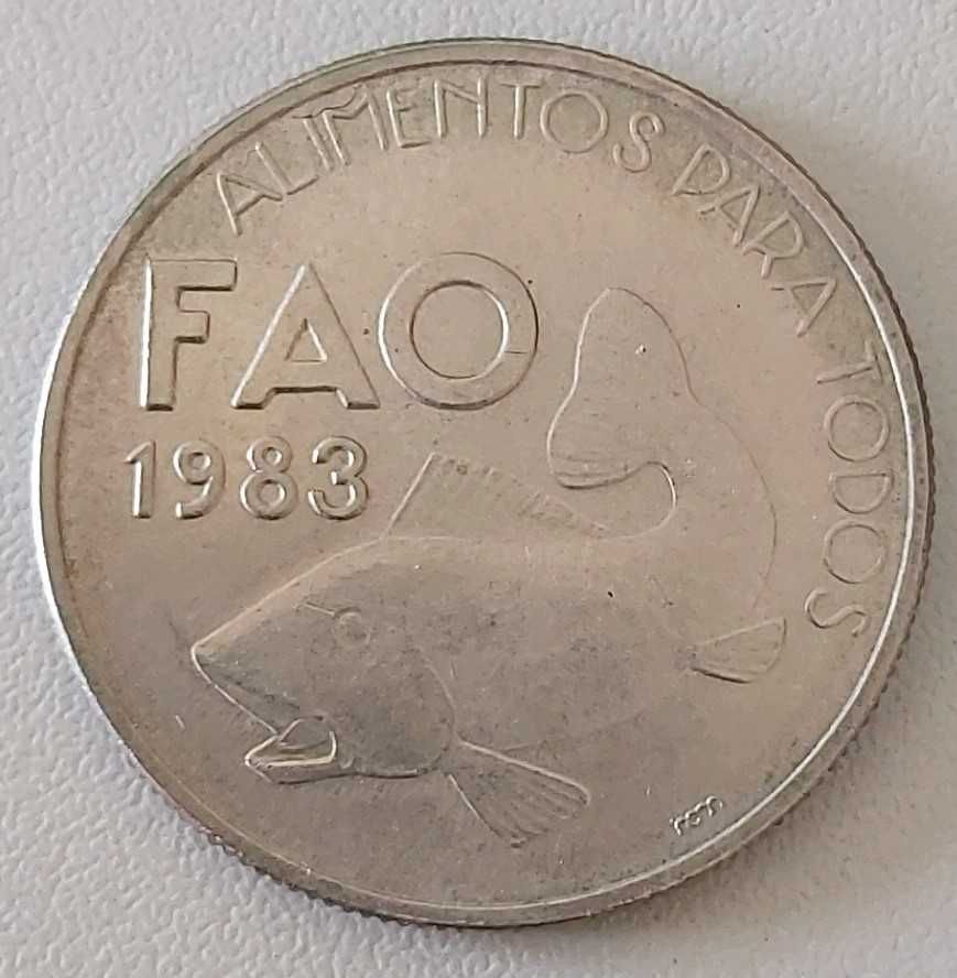 25$00 de 1983,  Comemorativa do Programa Alimentar Mundial, FAO