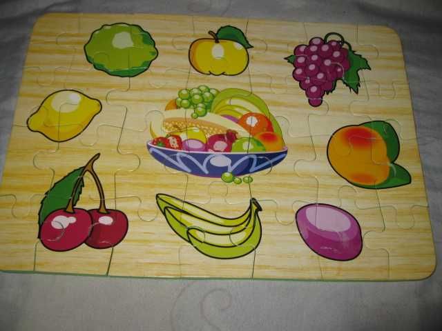 Мягкие пазлы пазли Фрукти Геометричні фігури Фигуры Игрушки Іграшки