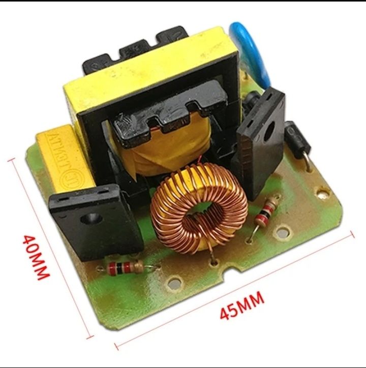 Повишаючий, переобразуватіль, інвертор із 8-13v на 220v