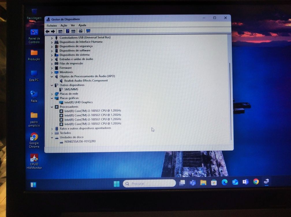 Lenovo M14L-256 I3-1005G1 como novo