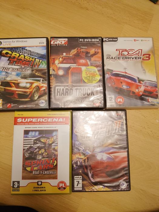 Gry wyścigowe na PC dvd
