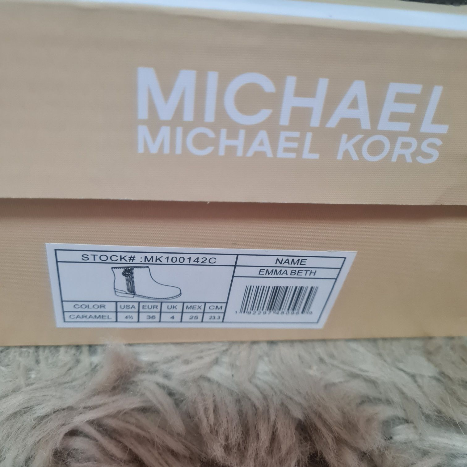 Michael Kors botki sztybety zimowe emma Beth caramel r. 36 nowe w pude