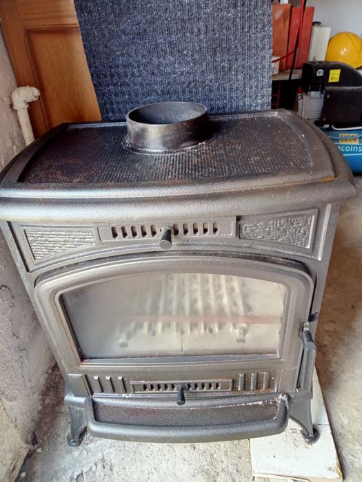 Kratki – Lareira a Lenha em Ferro Fundido 8 kW (150 mm) + Tubos