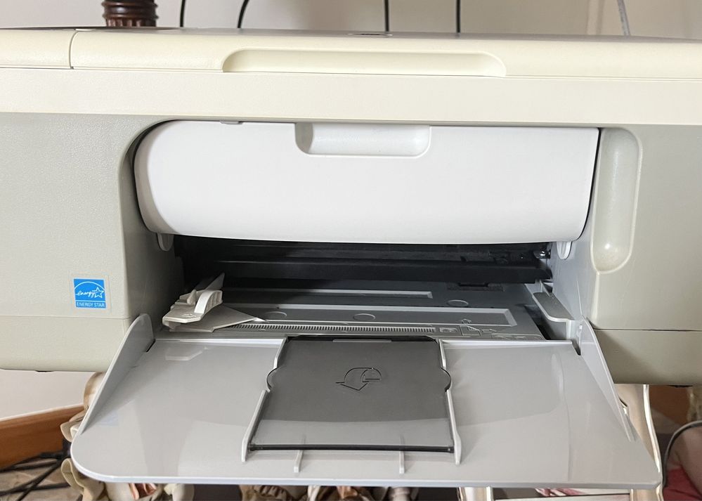 Impressora HP em funcionamento