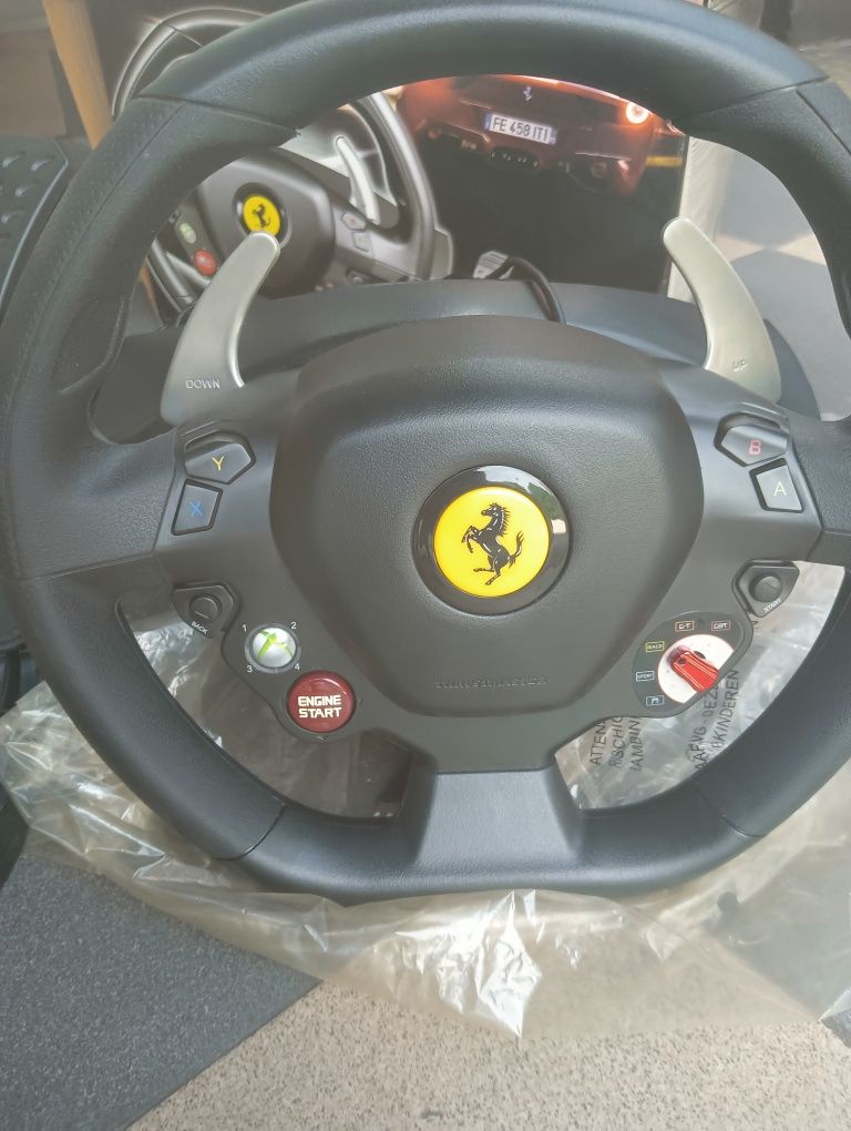 Kierownica thrustmaster 458 Italia (stan idealny) + GRATIS