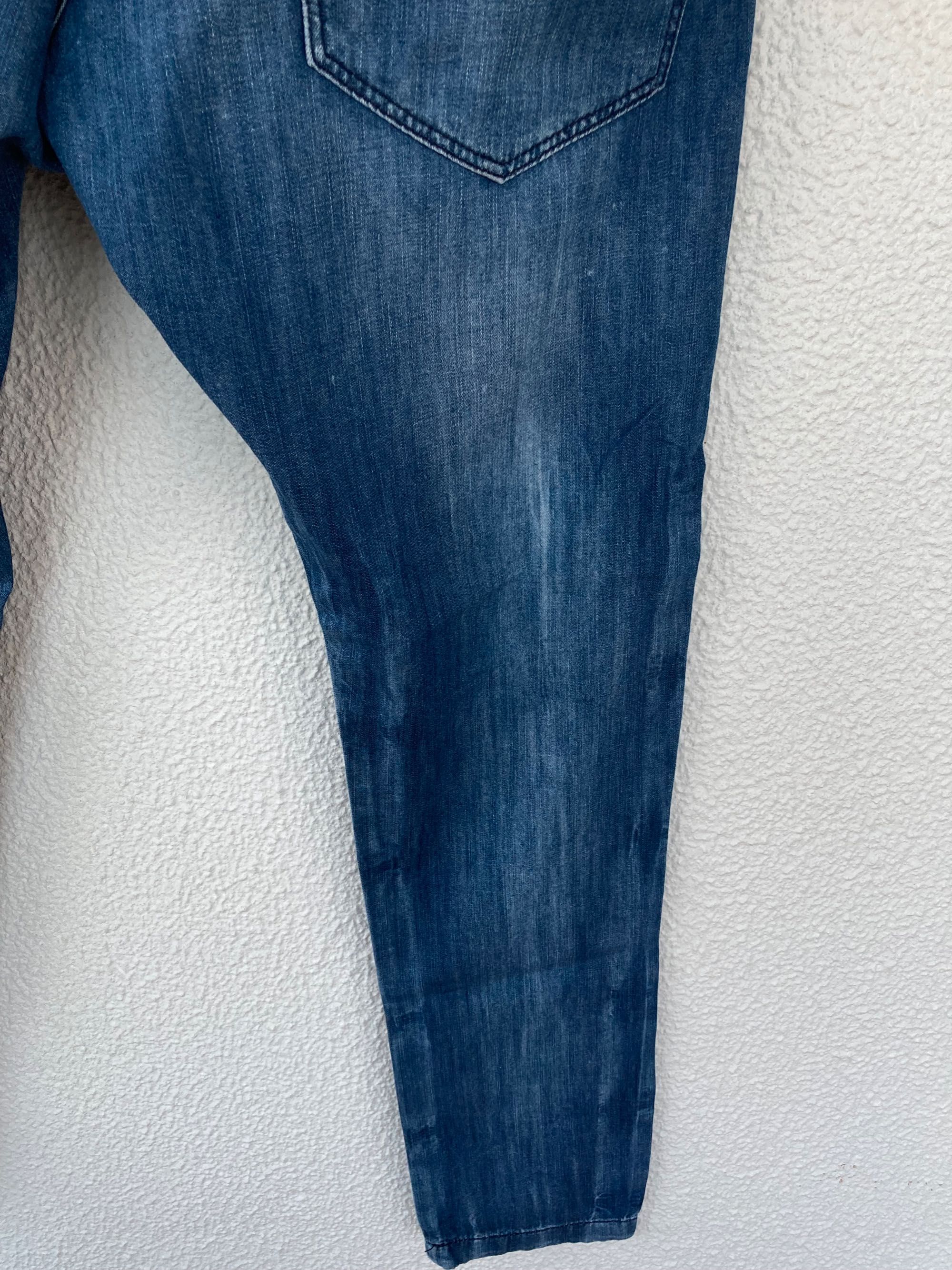 Zara denim boyfriend calças 36