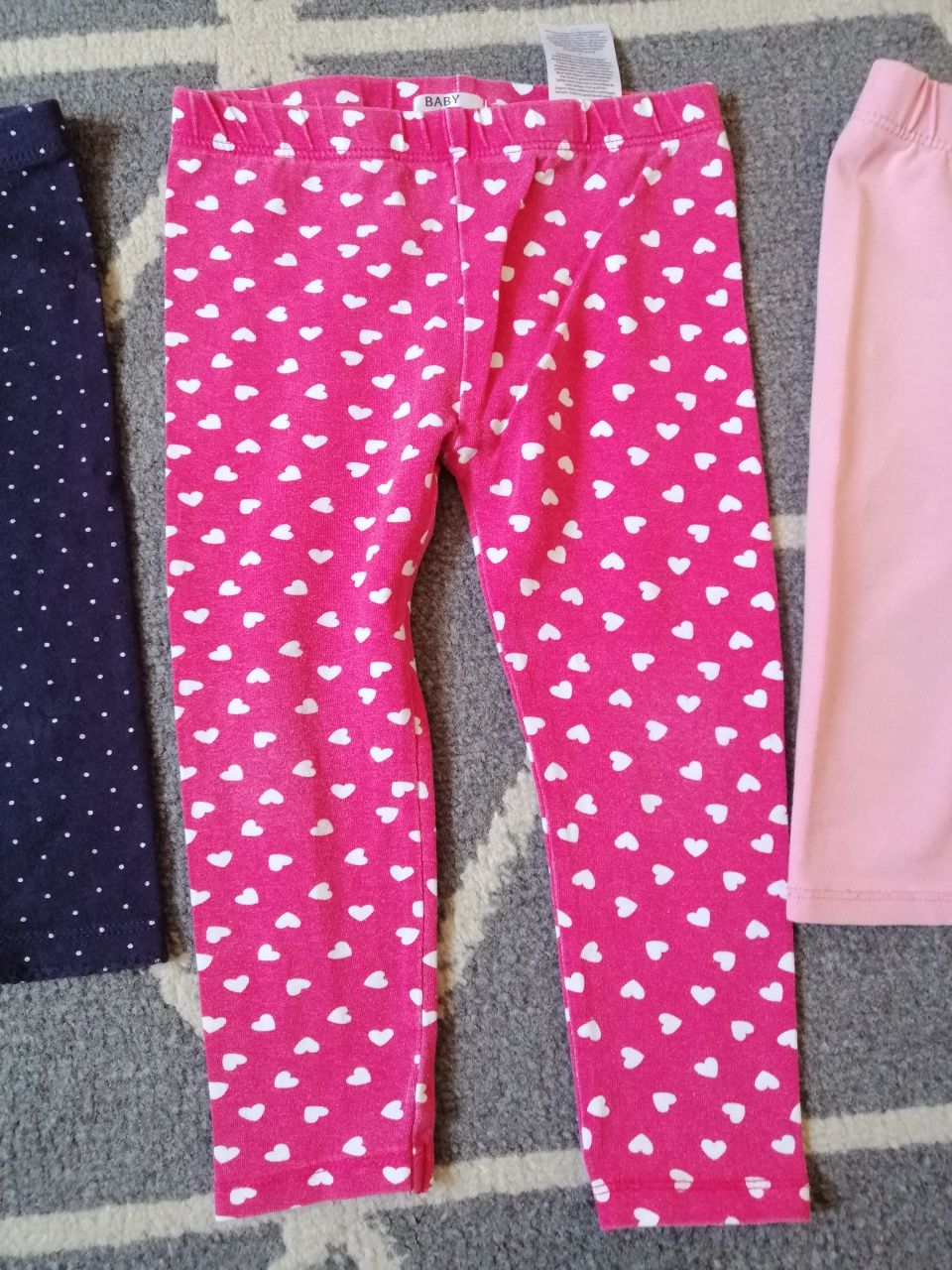 Legginsy 3/4 dla dziewczynki 92cm