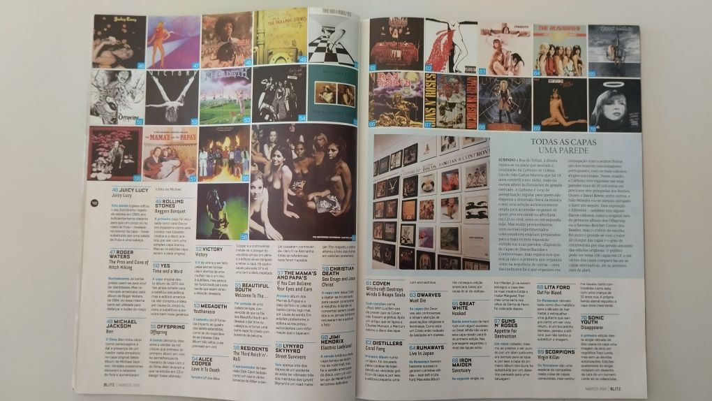 Revista Blitz vintage especial Roger Waters