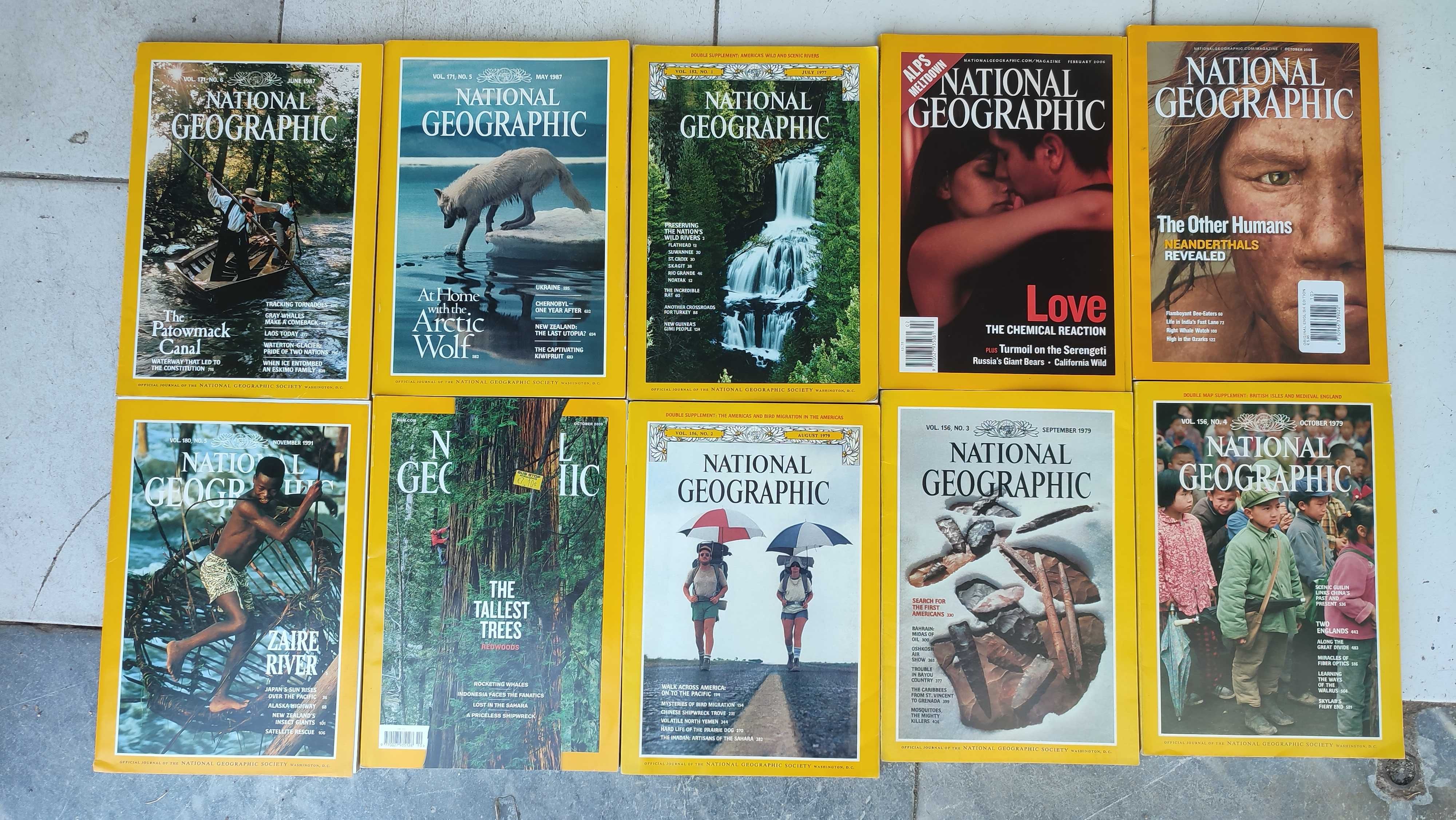 Lote 25 Revistas National Geographic - Edição Americana
