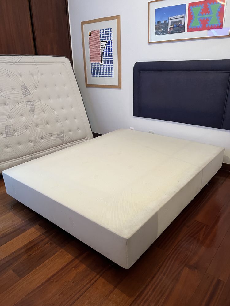 Somier - base para cama - em madeira 1,50*190 comprado no corte inglês