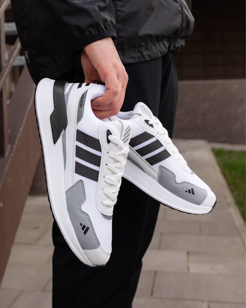 Мужские кроссовки адидас раннинг Adidas Running White 40,41,42