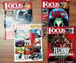Focus gazeta popularnonaukowa wyd 11/2005 i 04/2007 , 02/2002, 06/2007