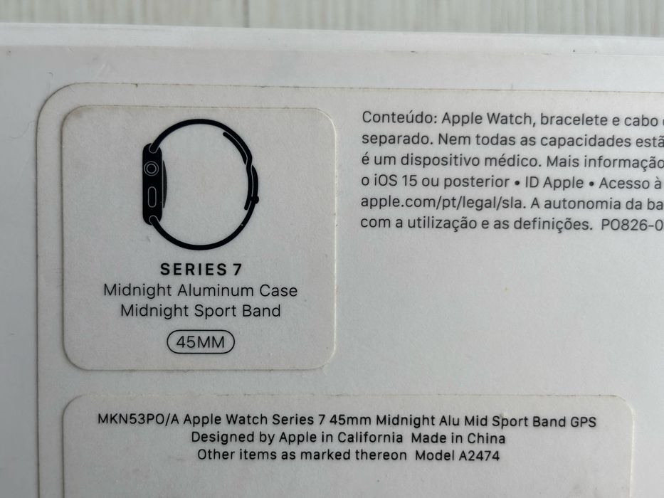 ### Apple Watch 7 45mm Preto ###