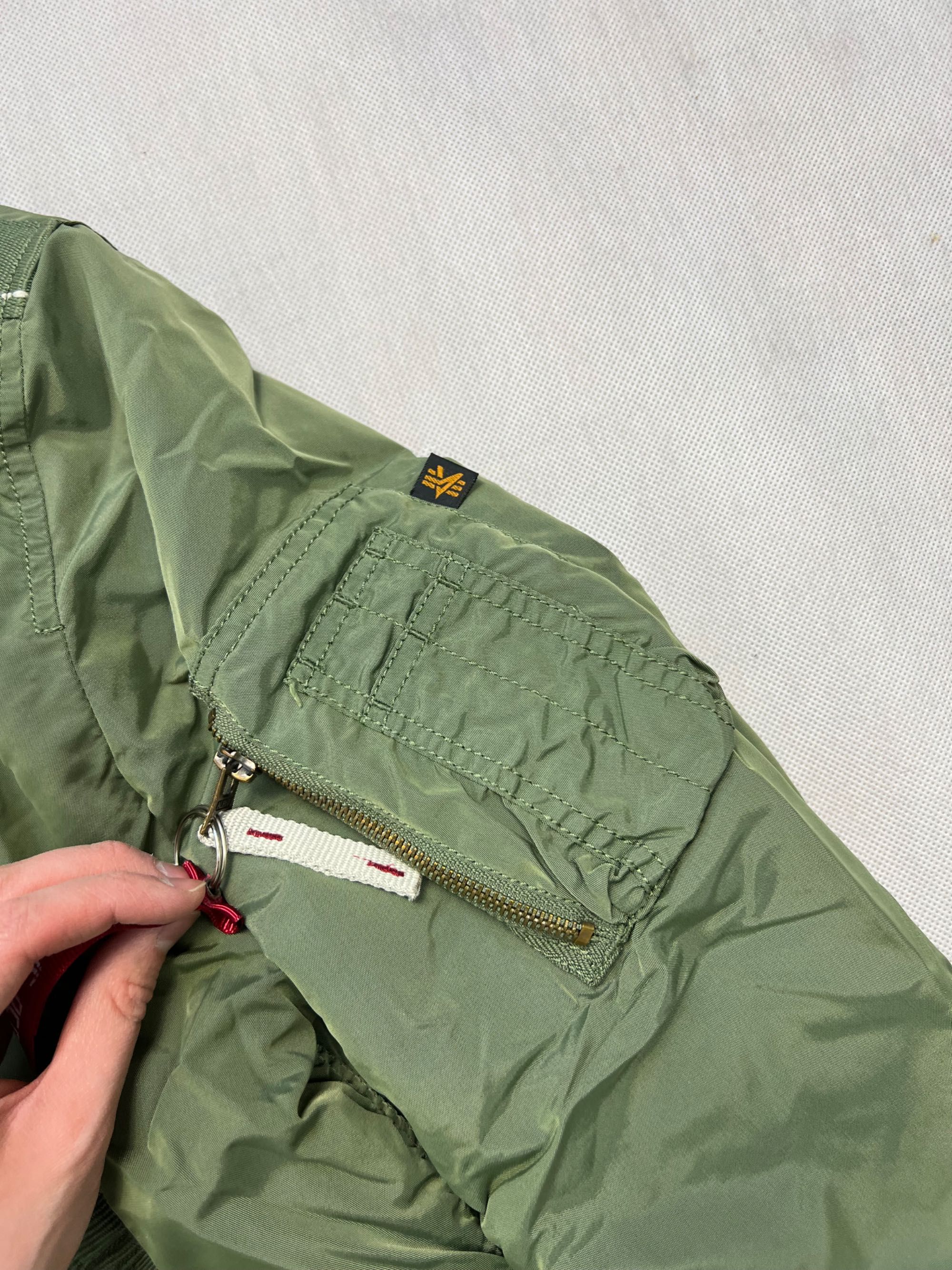 Bomber Jacket Alpha Industries Injector III Zipped Military Army