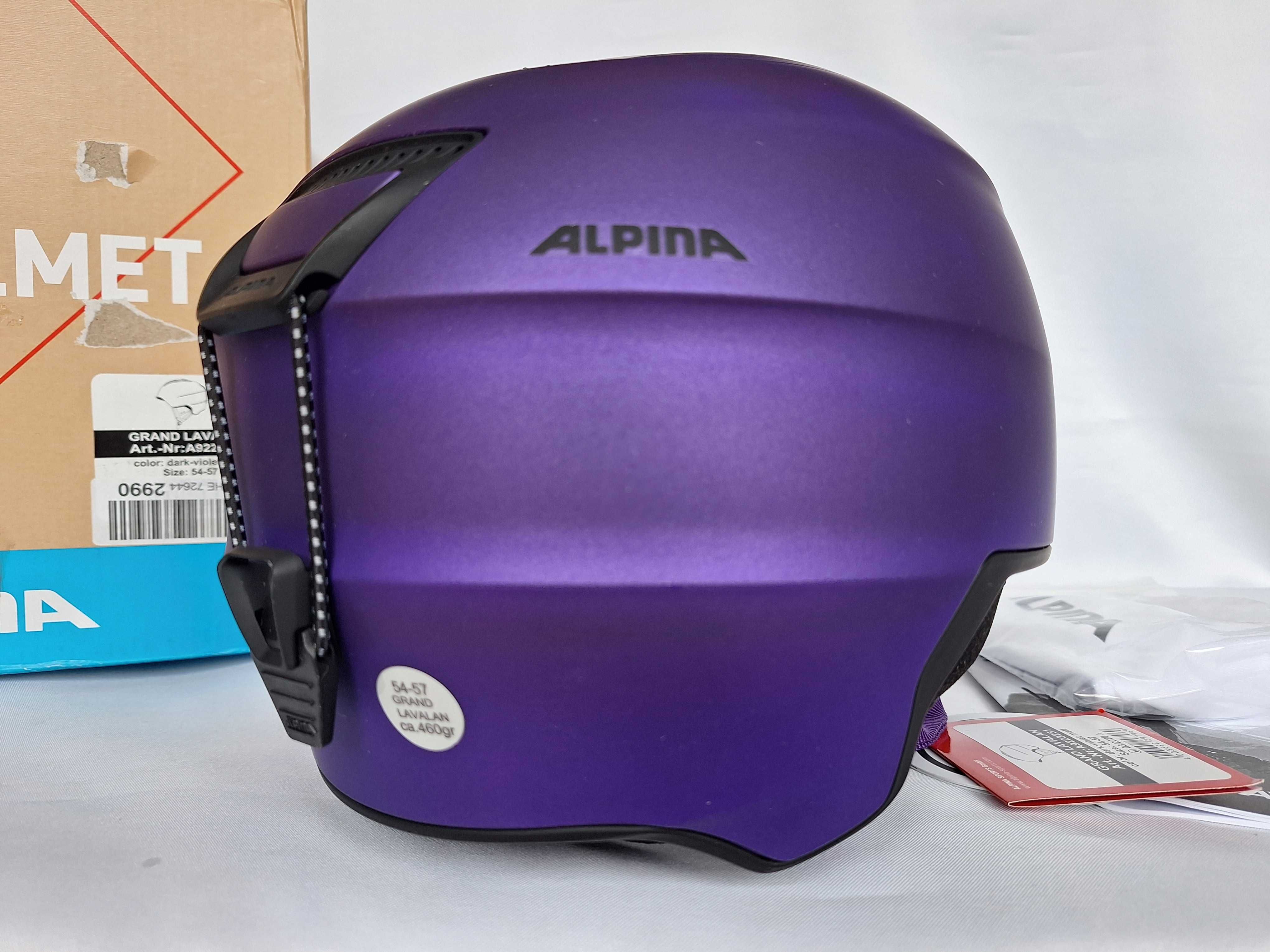 Kask narciarski Alpina Grand Lavalan All Mountain Violet M 54-57cm