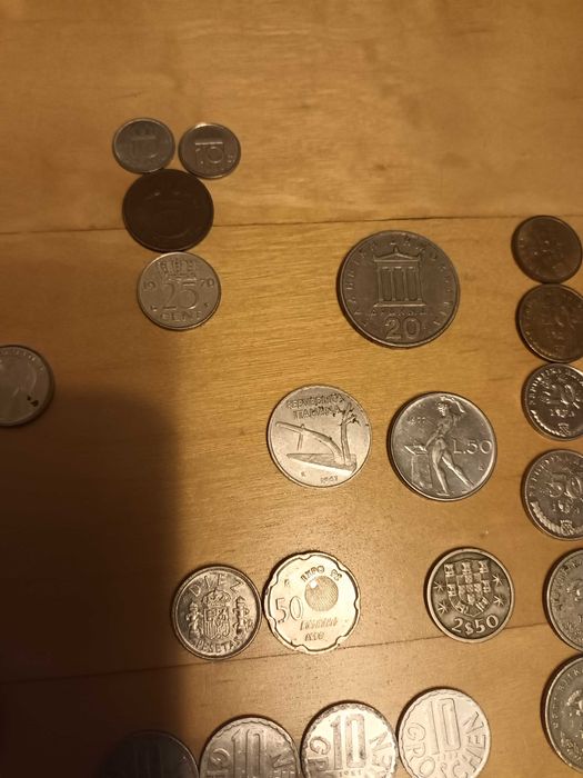 Zestaw monet Wlochy,Grecja ,Chorwacja,Austria,Hiszpa.Belgia,itd.