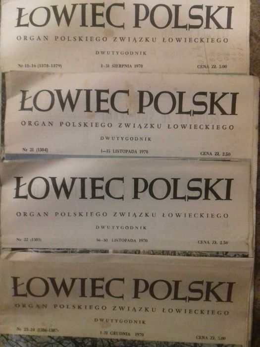 Łowiec Polski 1970, 1971, 2001, 2006