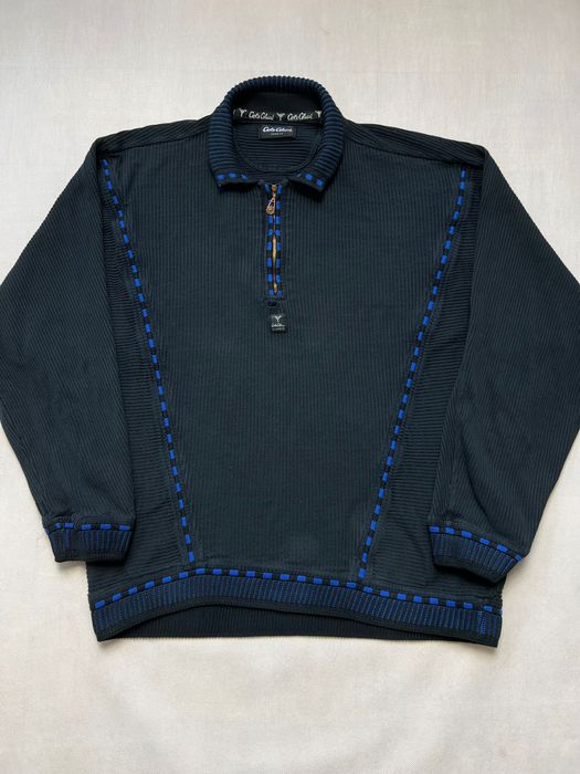 Bluza Carlo Colucci vintage half zip