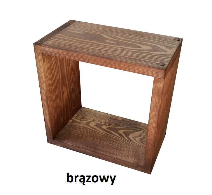 Drewniana Półka KWADRAT,, CUBE 30x30cm | ROŻNE KOLORY | drewno