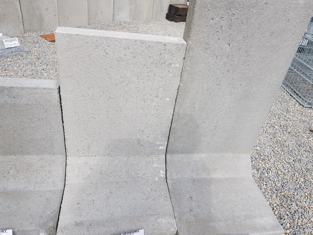 Elka betonowa, mur oporowy