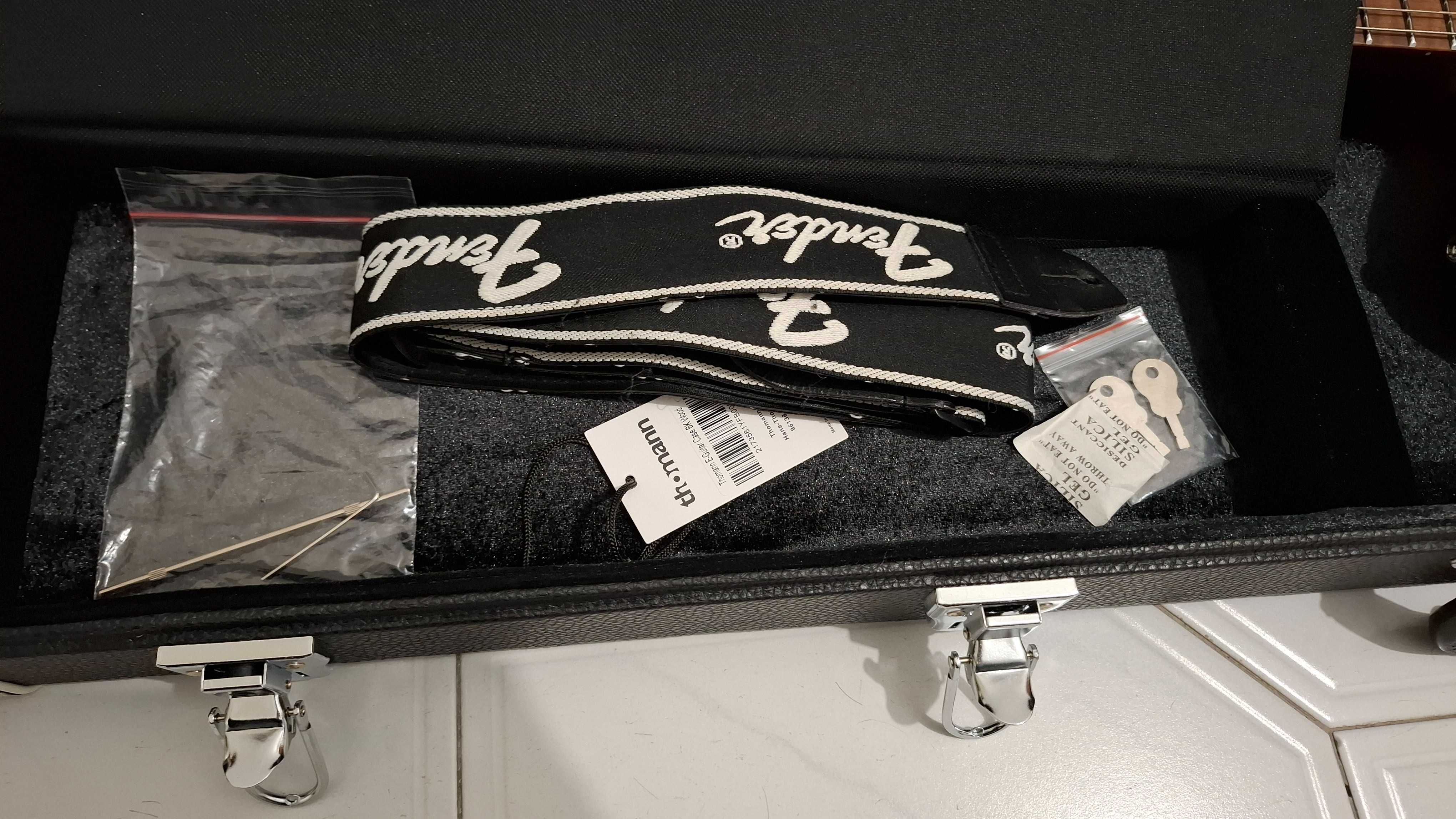 Guitarra HB Fusion-T HH HT Roasted FBLB + Case