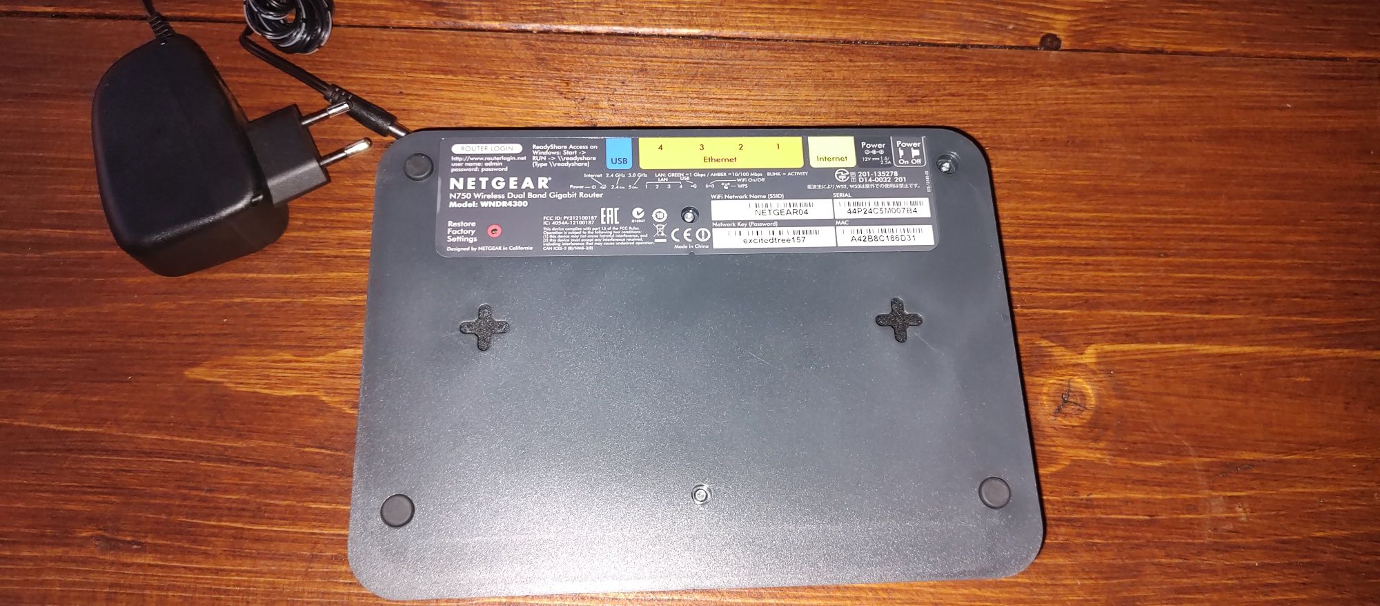 Router NETGEAR N750 Wireless Dual Band Gigabit