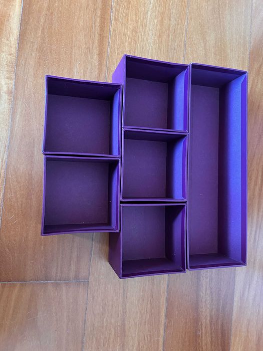 Conjunto de caixinhas em cartão