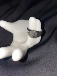 Брендовое кольцо Vivienne Westwood печатка серебристое колечко