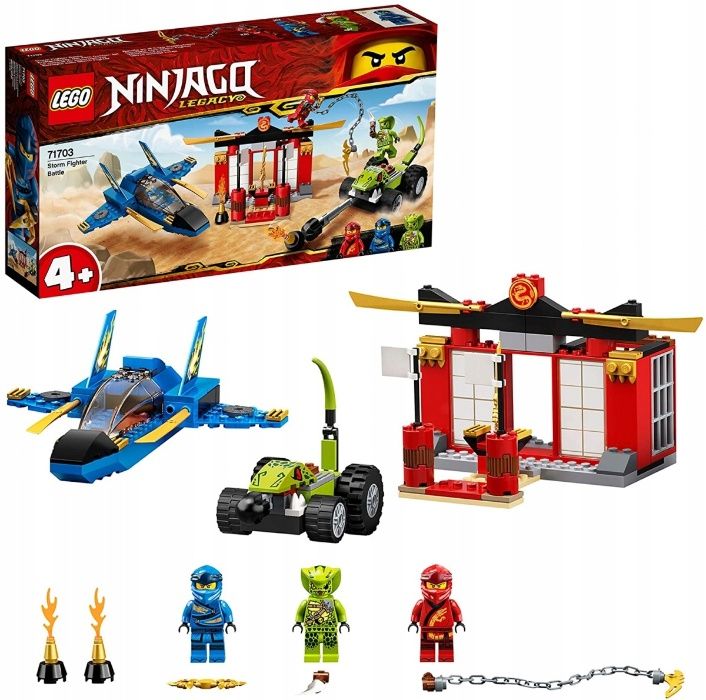 LEGO NINJAGO Legacy 71703 Bitwa burzowego myśliwca Mistrzowie Spinjitz