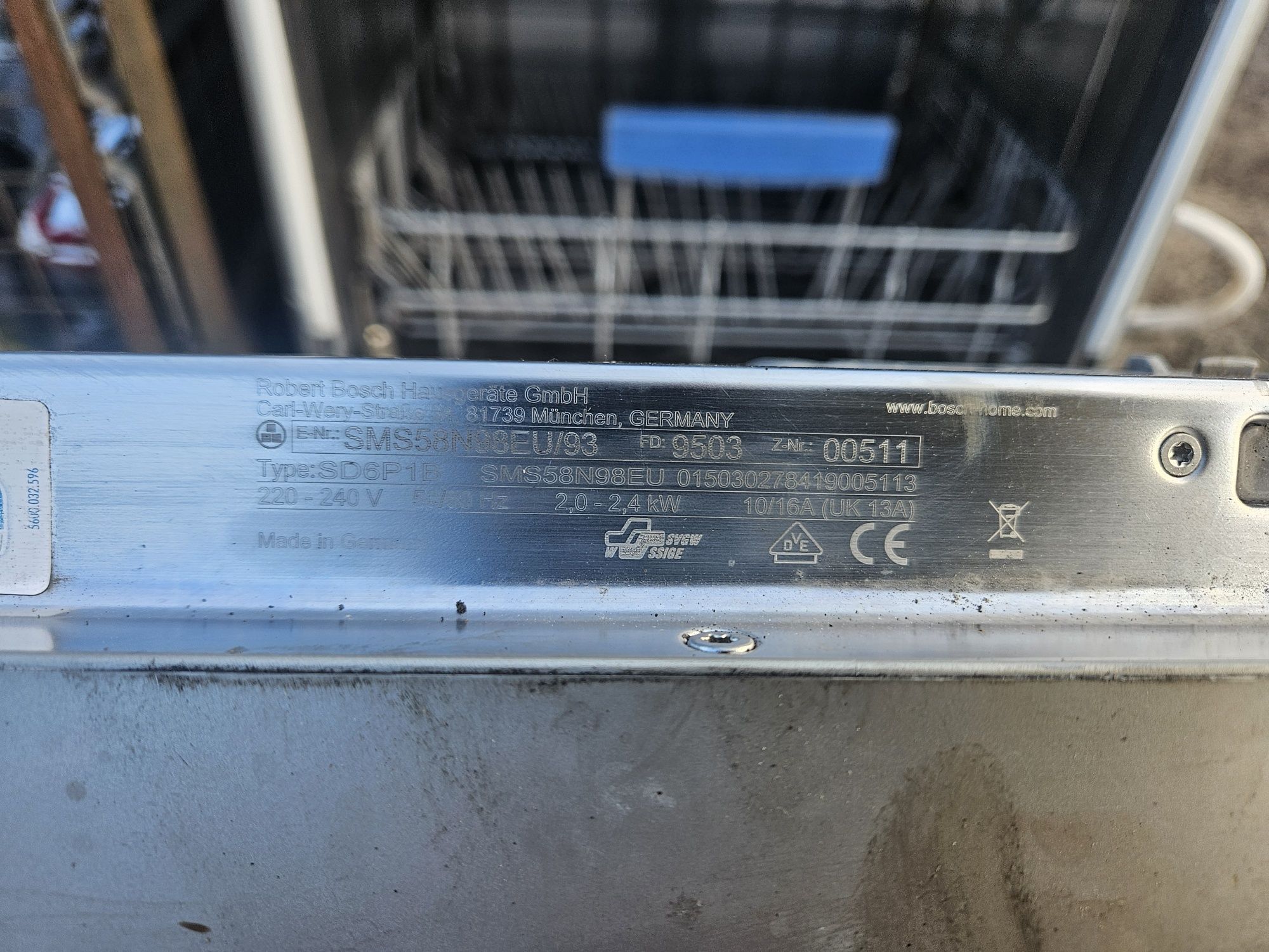 Zmywarka bosch  kosz  pojemnik smiglo cześci  sd6p1b