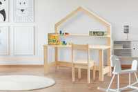 Biurko domek drewniany montessori dla dzieci